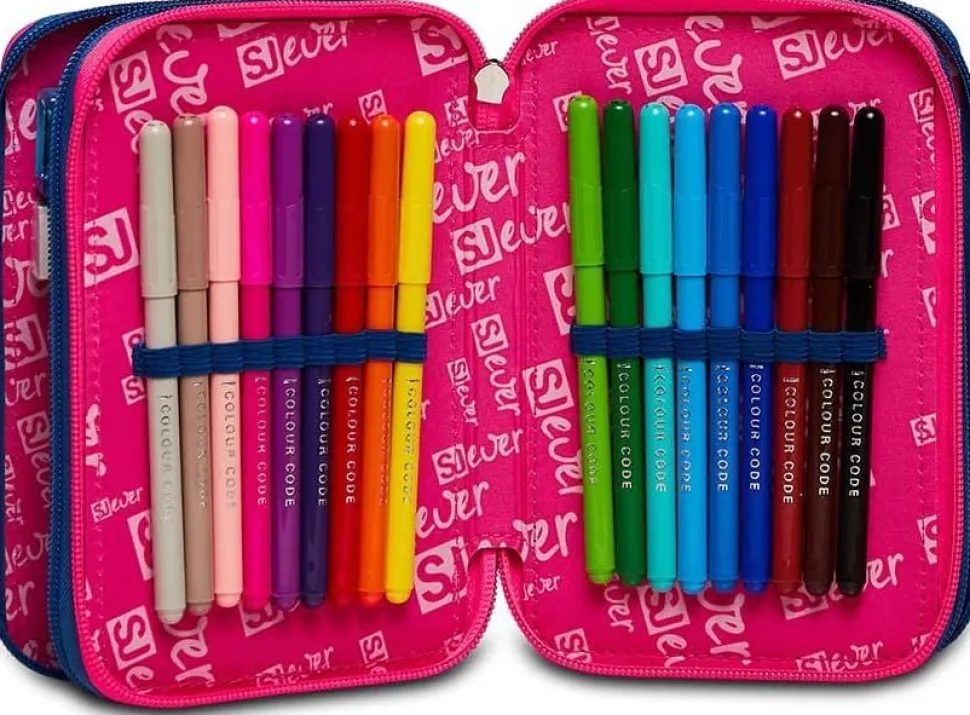 New Sj Gang Astuccio scuola 3 zip SJ Ever Wingly Girl WinglyGirl