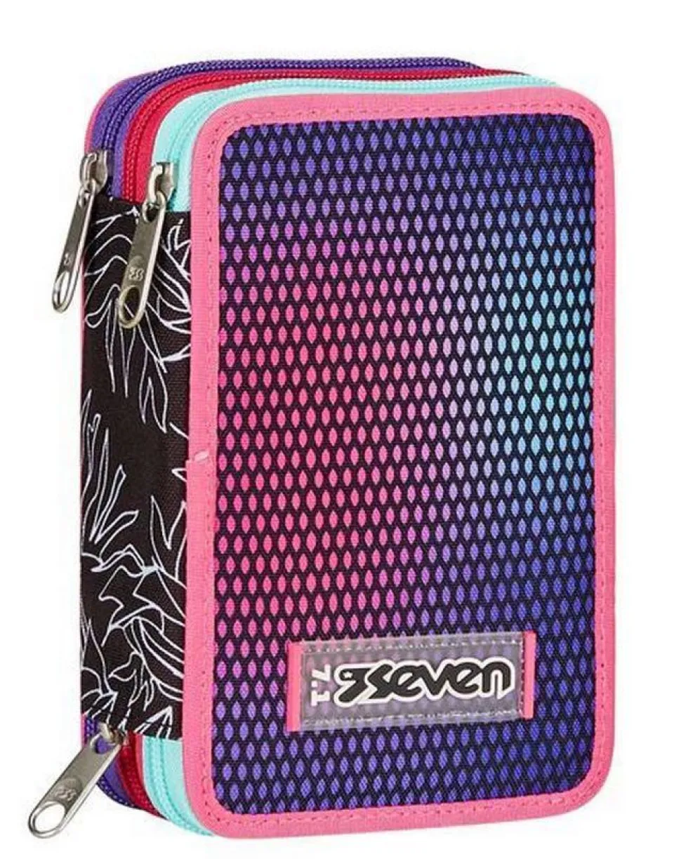 Shop Seven Astuccio scuola 3 zip Shadefull Girl ShadefullGirl