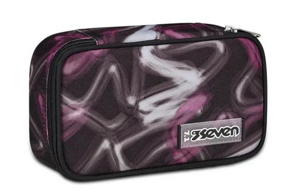 Outlet Seven Astuccio scuola Quick Case Freethink Girl Rose Violet RoseViolet