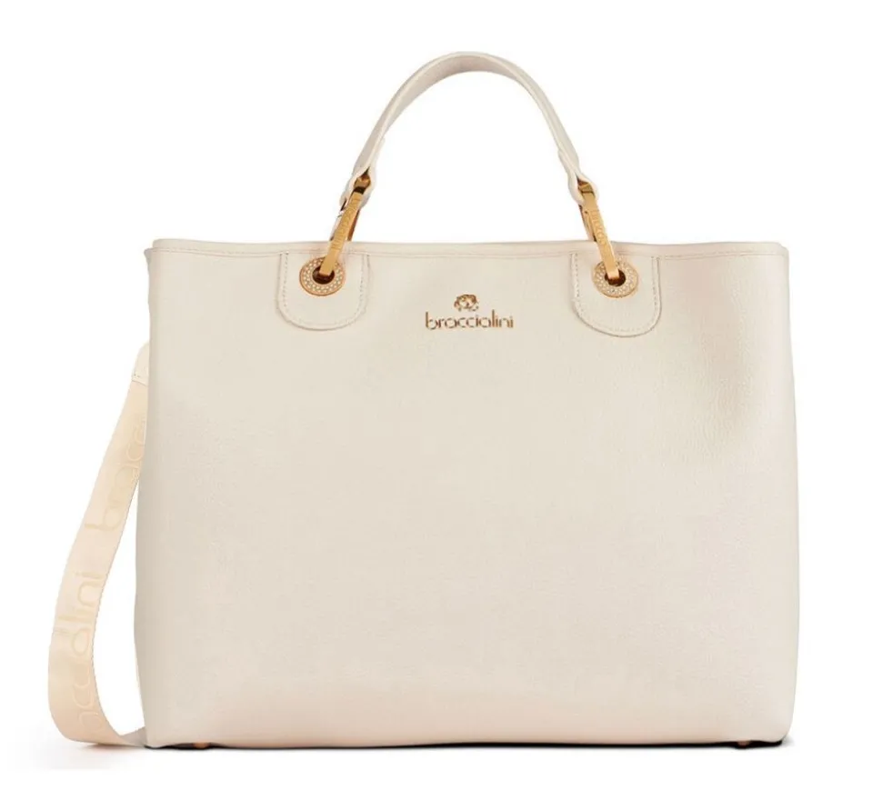 Sale Braccialini Borsa a mano Beth Beige