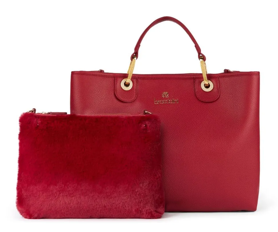 Cheap Braccialini Borsa a mano Beth Rossa Rosso