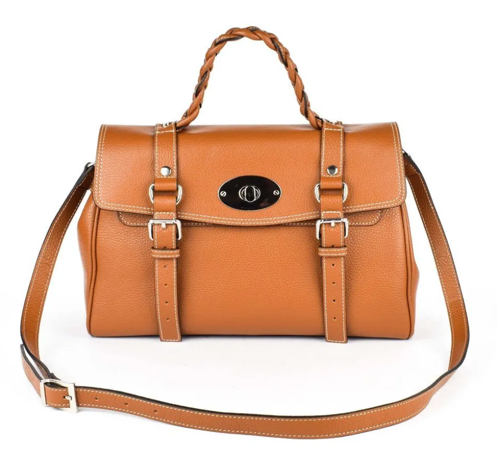 Best Sale Pronto Moda Borsa a mano e tracolla 20153 Cuoio