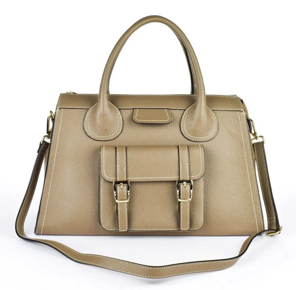 New Pronto Moda Borsa a mano e tracolla 20152 Ecru