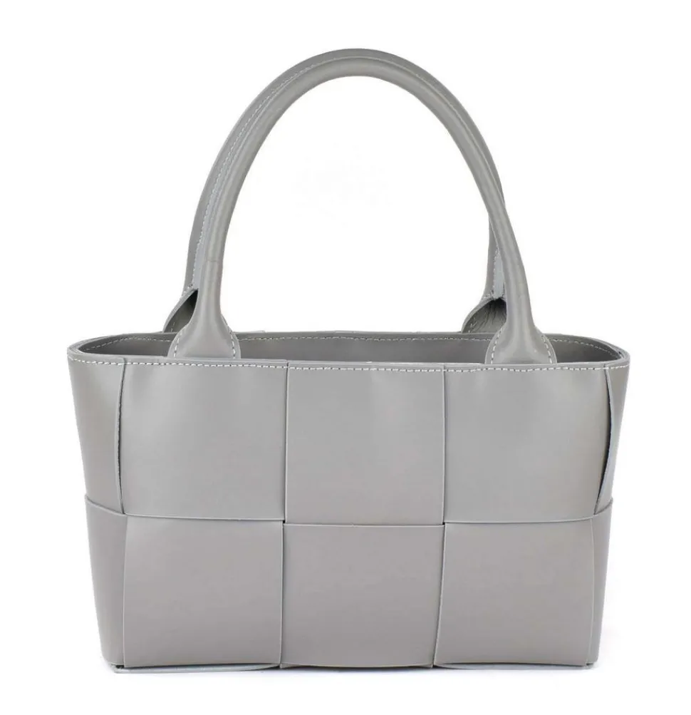 New Pronto Moda Borsa a mano e tracolla 20124 Grigio