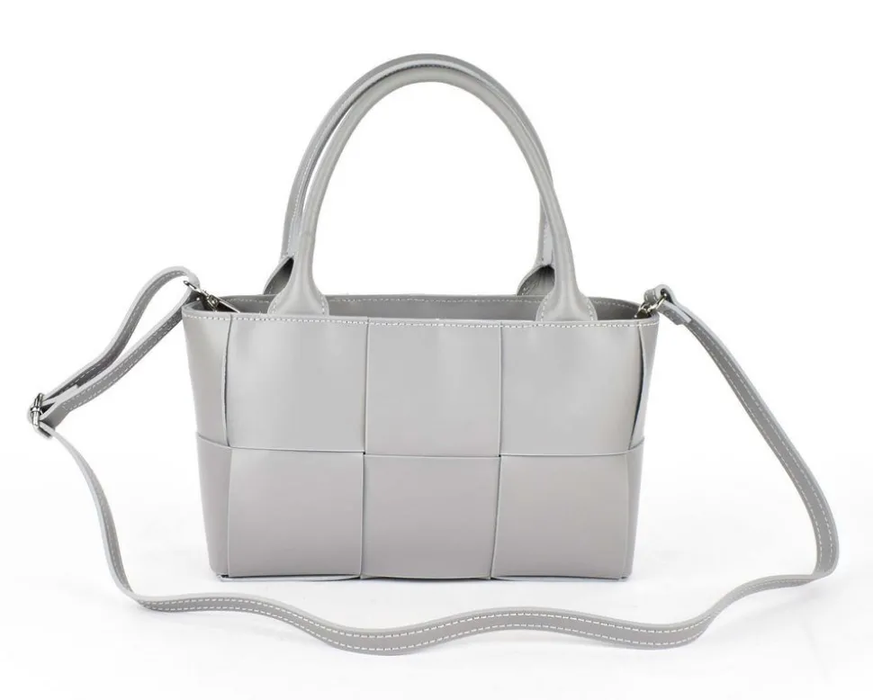 New Pronto Moda Borsa a mano e tracolla 20124 Grigio