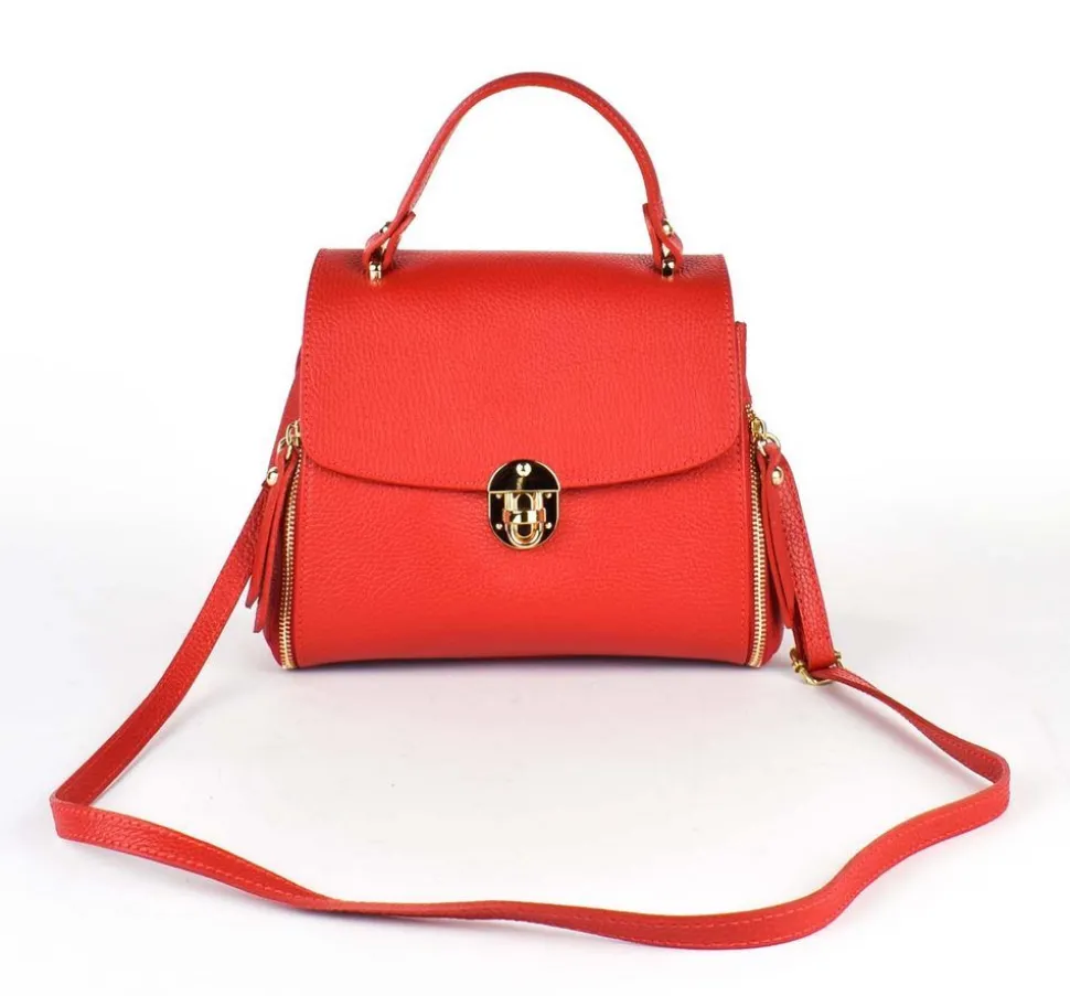 Outlet Pronto Moda Borsa a mano e tracolla 20146 Rosso