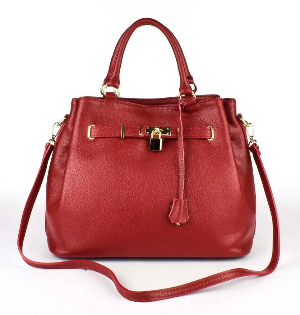 Fashion Pronto Moda Borsa a mano e tracolla 20111 Rosso