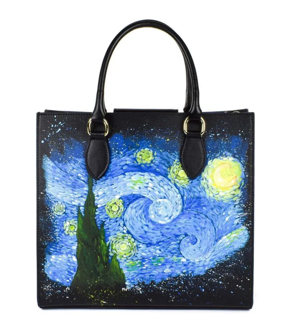 Cheap Pronto Moda Borsa a mano e tracolla Artist 01 "La Notte Stellata"