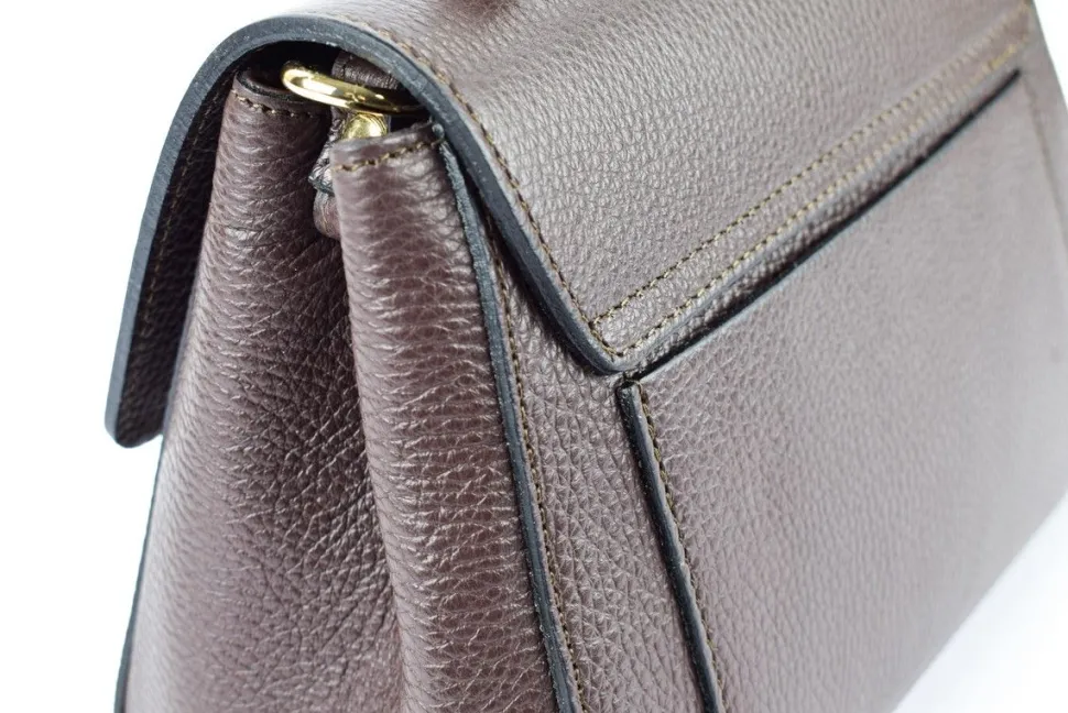 Discount Pronto Moda Borsa a mano e tracolla in pelle 20017 Moro