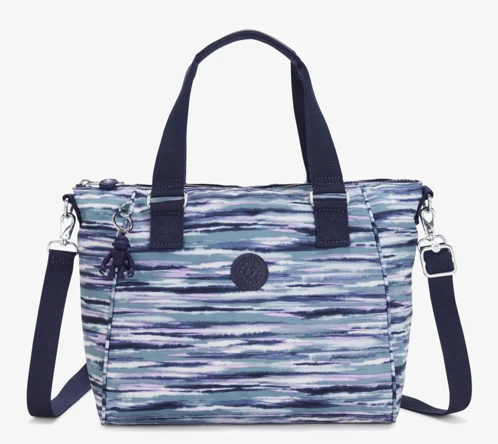 Outlet Kipling Borsa a mano e tracolla Amiel Brush Stripes BrushStripes