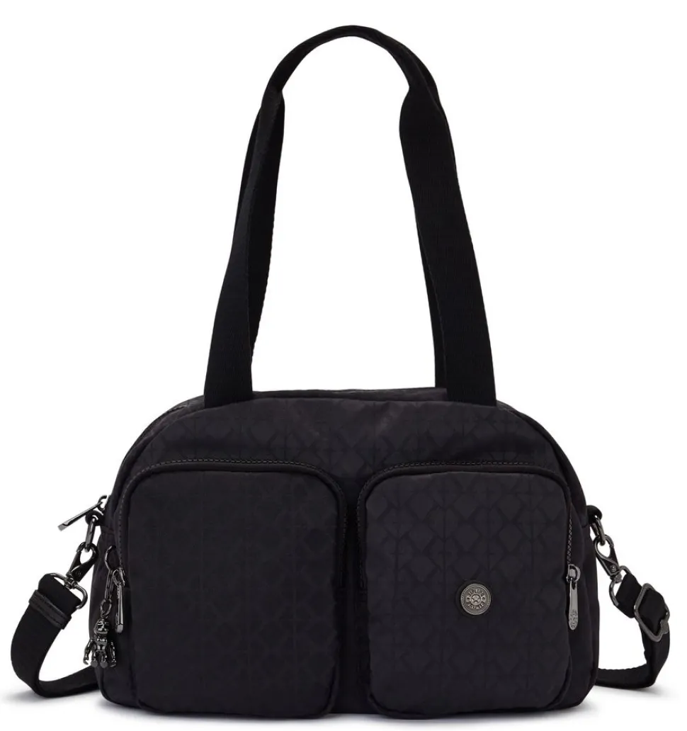 Best Kipling Borsa a mano e tracolla Cool Defea Signature Blk Q SignatureBlkQ