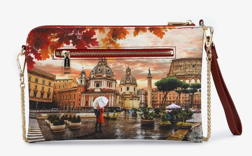 Discount Ynot Borsa a mano e tracolla ? 303 Rome Raining RomeRaining