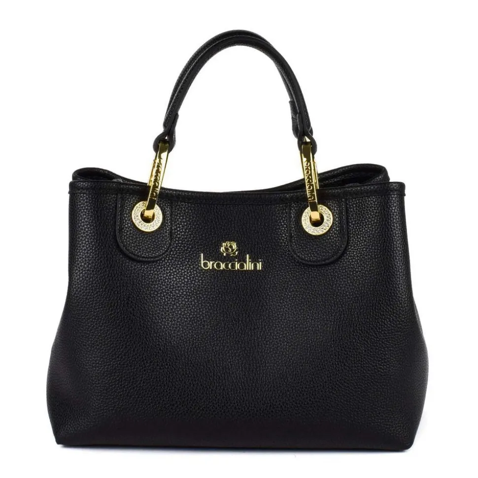 Clearance Braccialini Borsa a mano piccola Beth Nera Nero