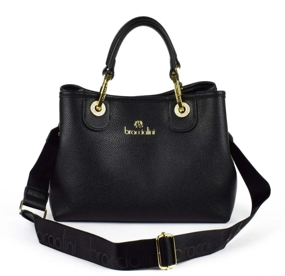 Clearance Braccialini Borsa a mano piccola Beth Nera Nero