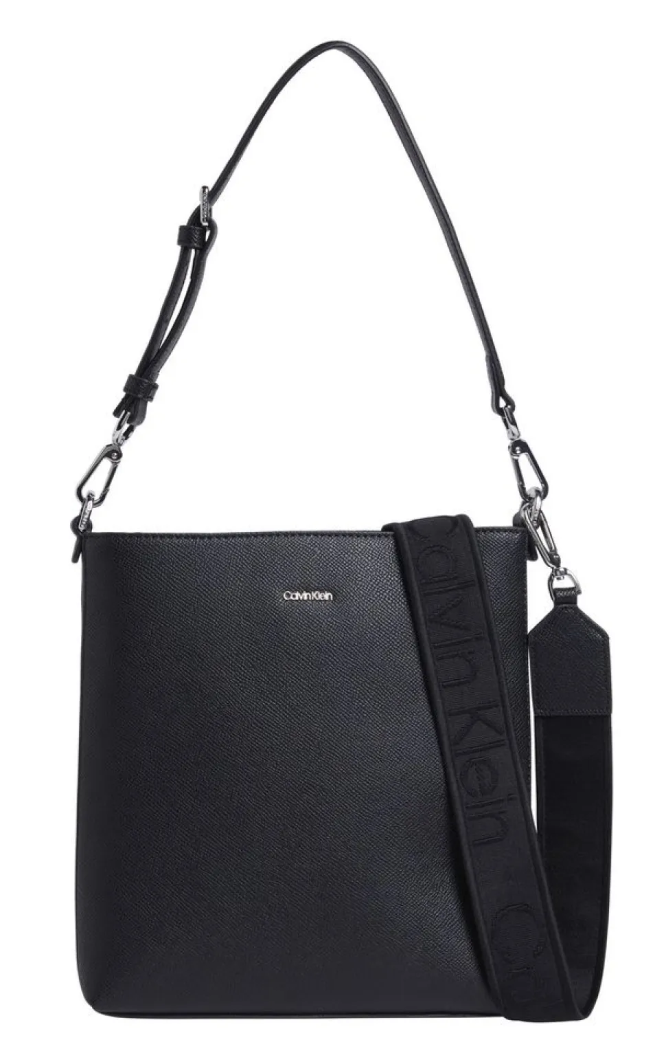 Cheap Calvin Klein Borsa a secchiello Nera