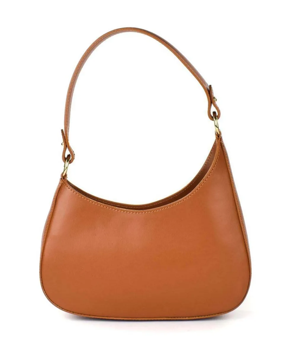 New Pronto Moda Borsa a spalla e tracolla 20129 Cuoio