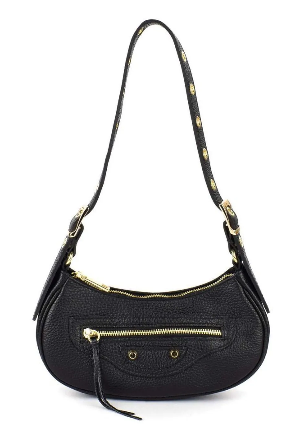 New Pronto Moda Borsa a spalla e tracolla 20132 Nero