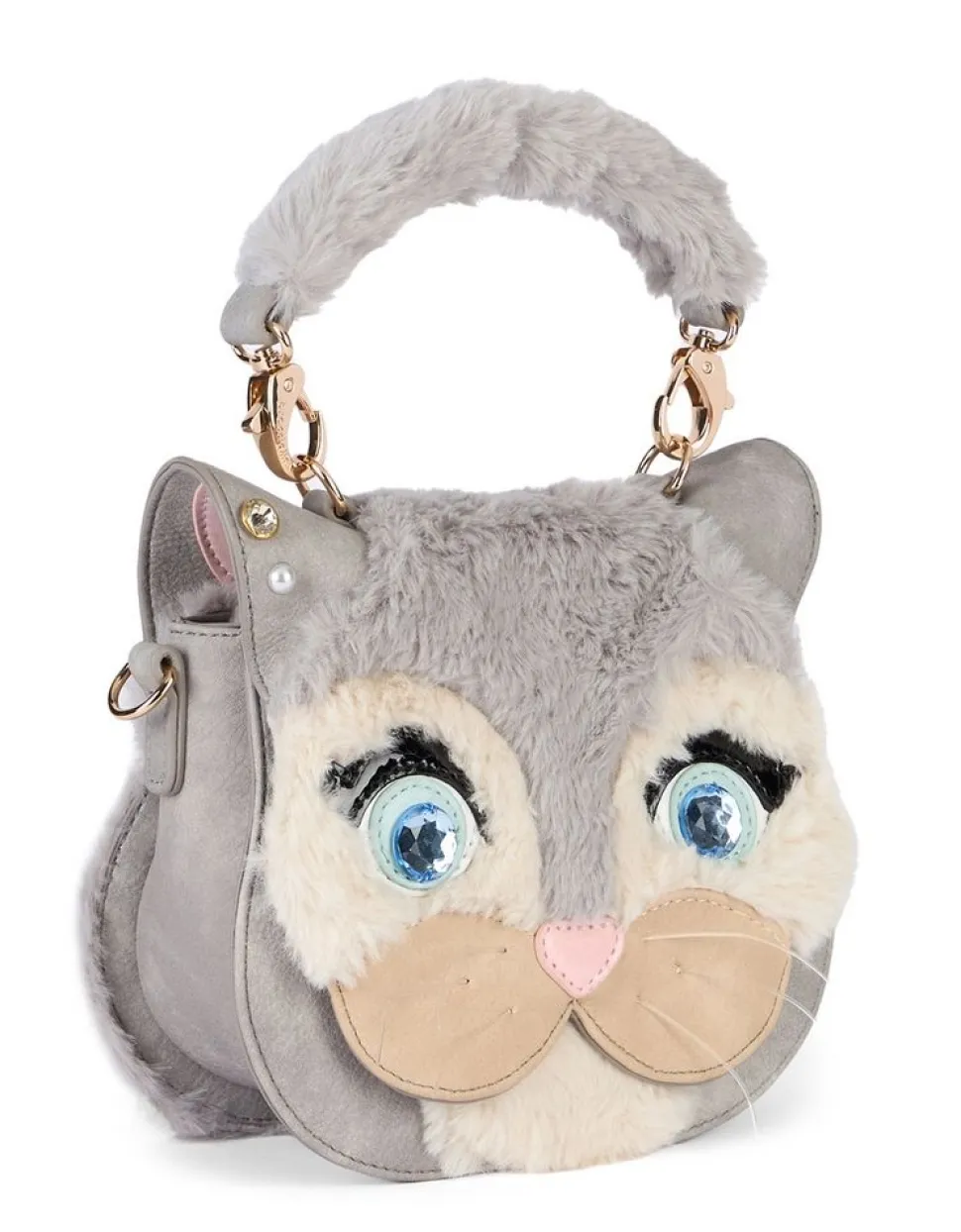 New Braccialini Borsa a spalla e tracolla Shape Cat Gattino