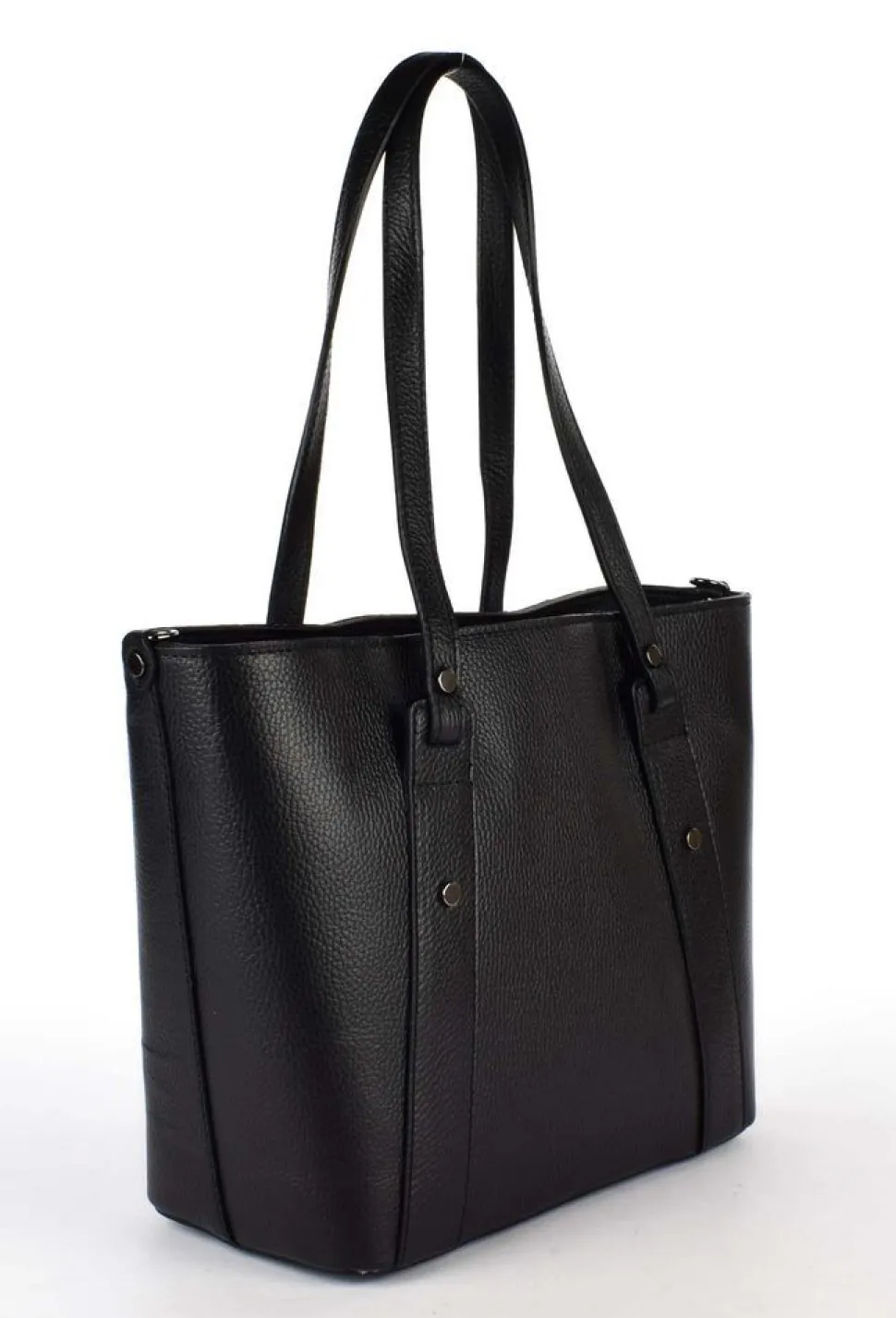 Fashion Pronto Moda Borsa a spalla in pelle 20156 Nero