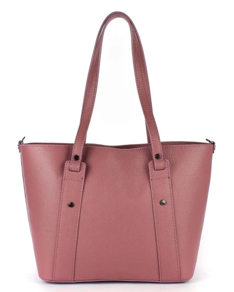 Shop Pronto Moda Borsa a spalla in pelle 20156 Rosa