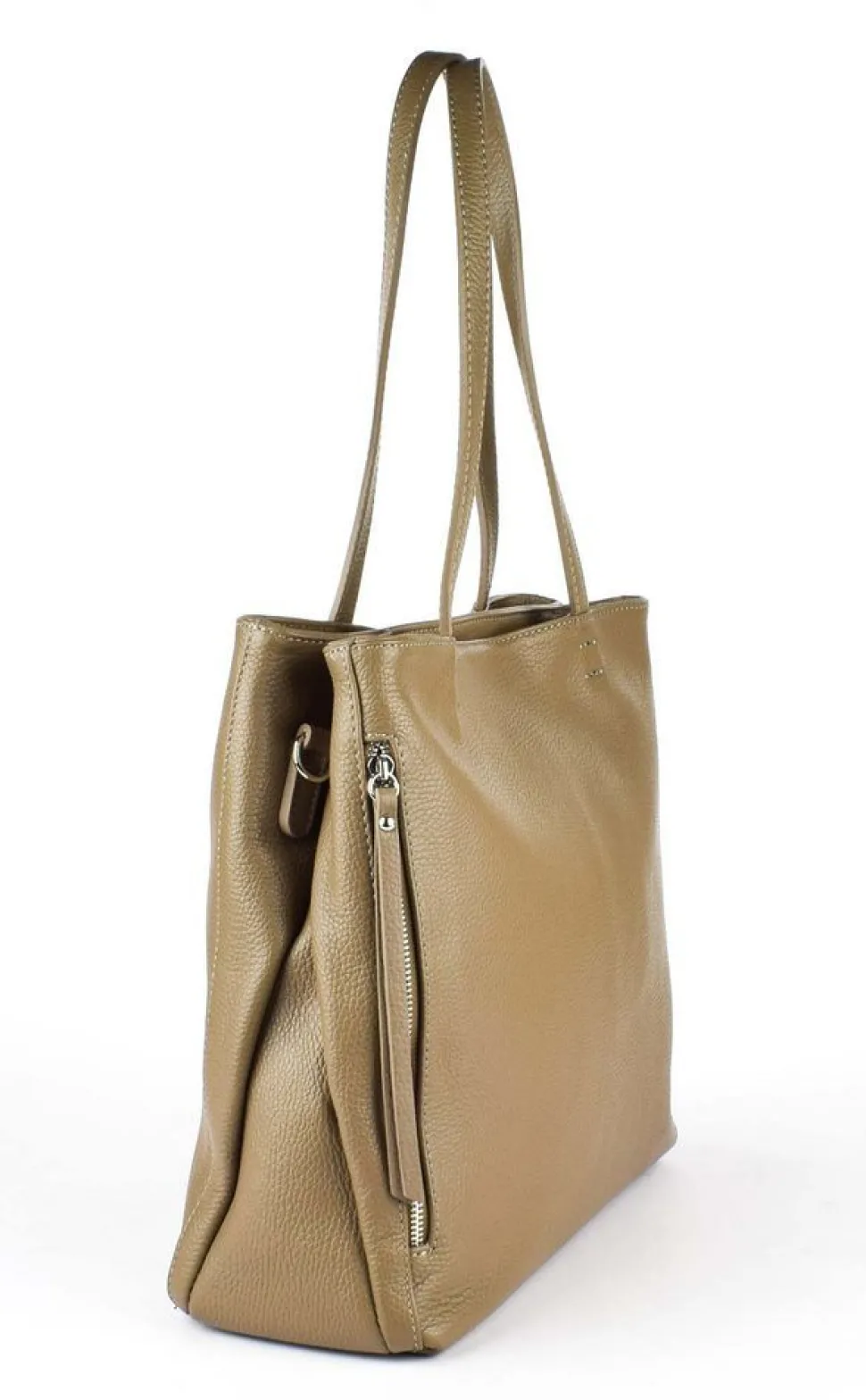 Sale Pronto Moda Borsa a spalla in pelle 20051 Taupe