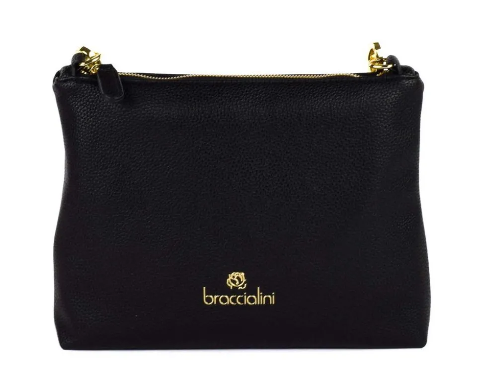 Discount Braccialini Borsa a tracolla Beth Nera Nero