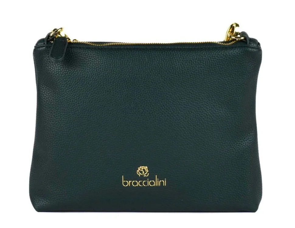 Hot Braccialini Borsa a tracolla Beth Verde