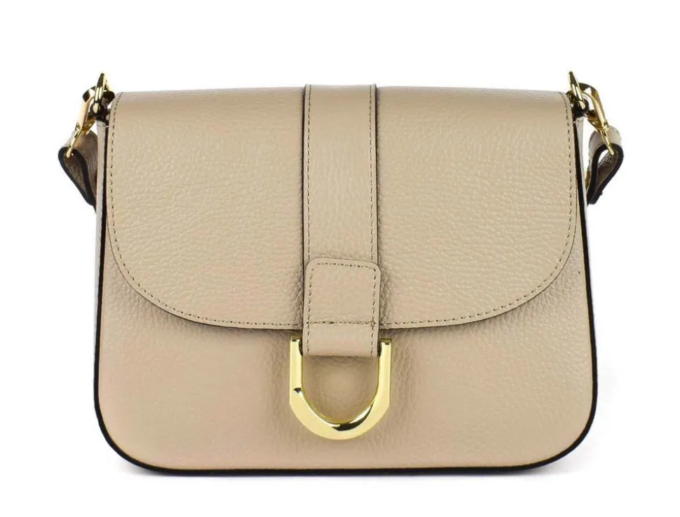 Shop Pronto Moda Borsa a tracolla in pelle 20158 Beige