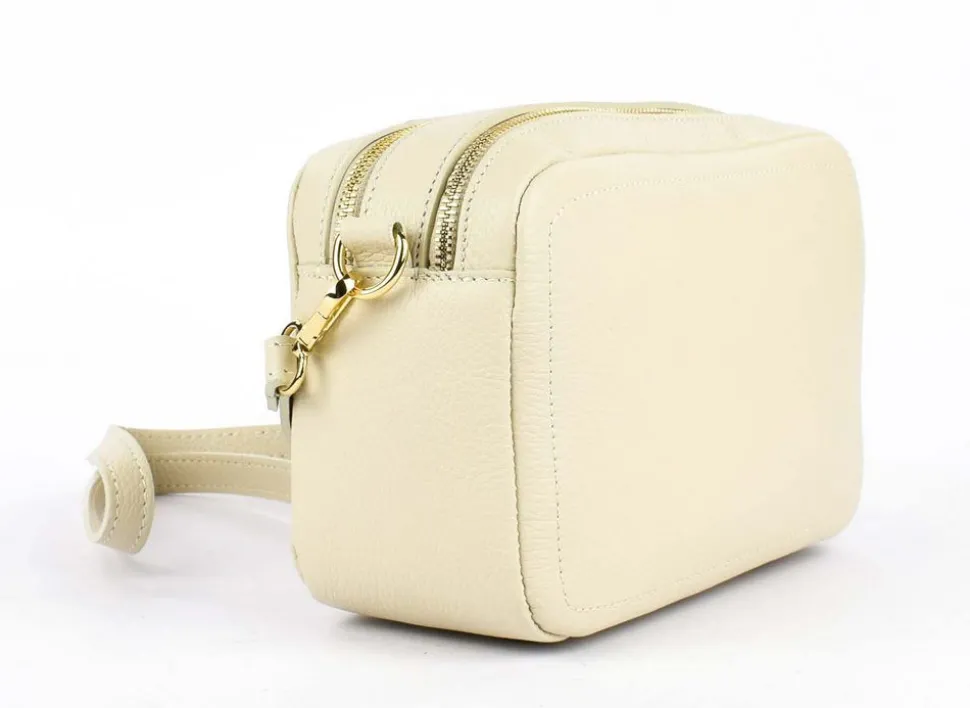 Shop Pronto Moda Borsa a tracolla in pelle 20104 Beige