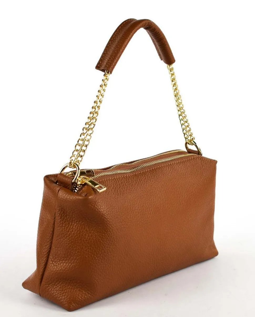 Cheap Pronto Moda Borsa a tracolla in pelle 20169 Cuoio