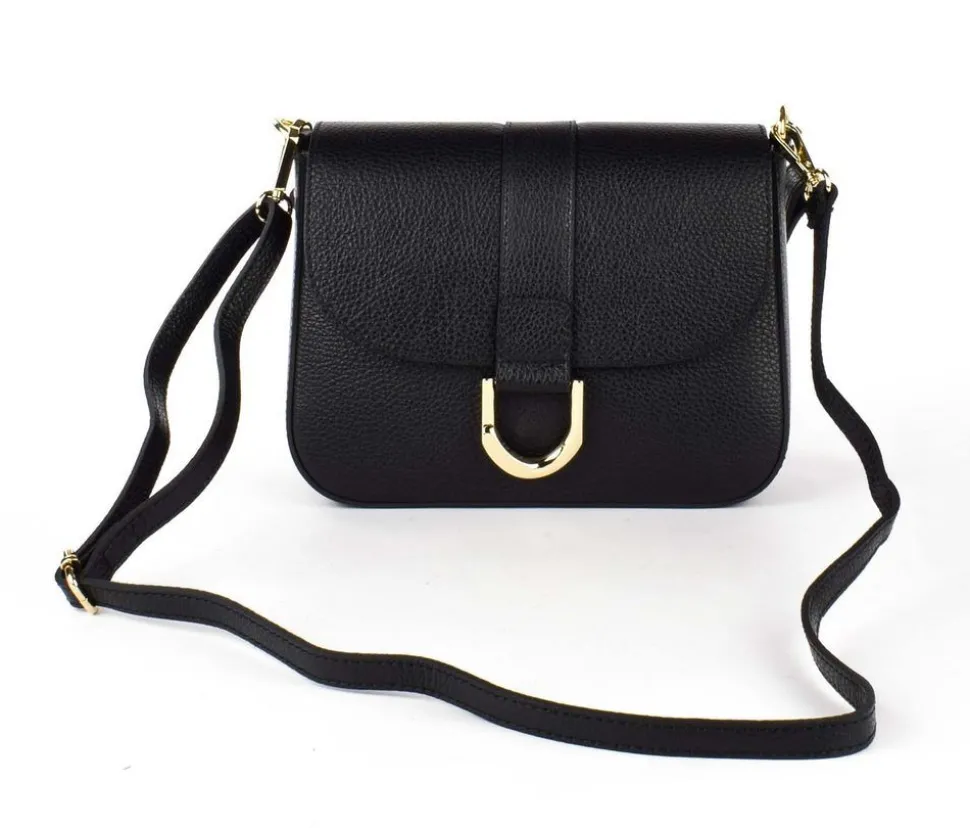 borsa_a_tracolla_in_pelle__nero_3.webp Best Sale Pronto Moda Borsa a tracolla in pelle 20158 Nero