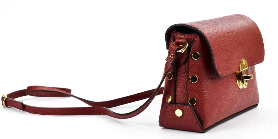 Clearance Pronto Moda Borsa a tracolla in pelle 20001 Rossa Rosso