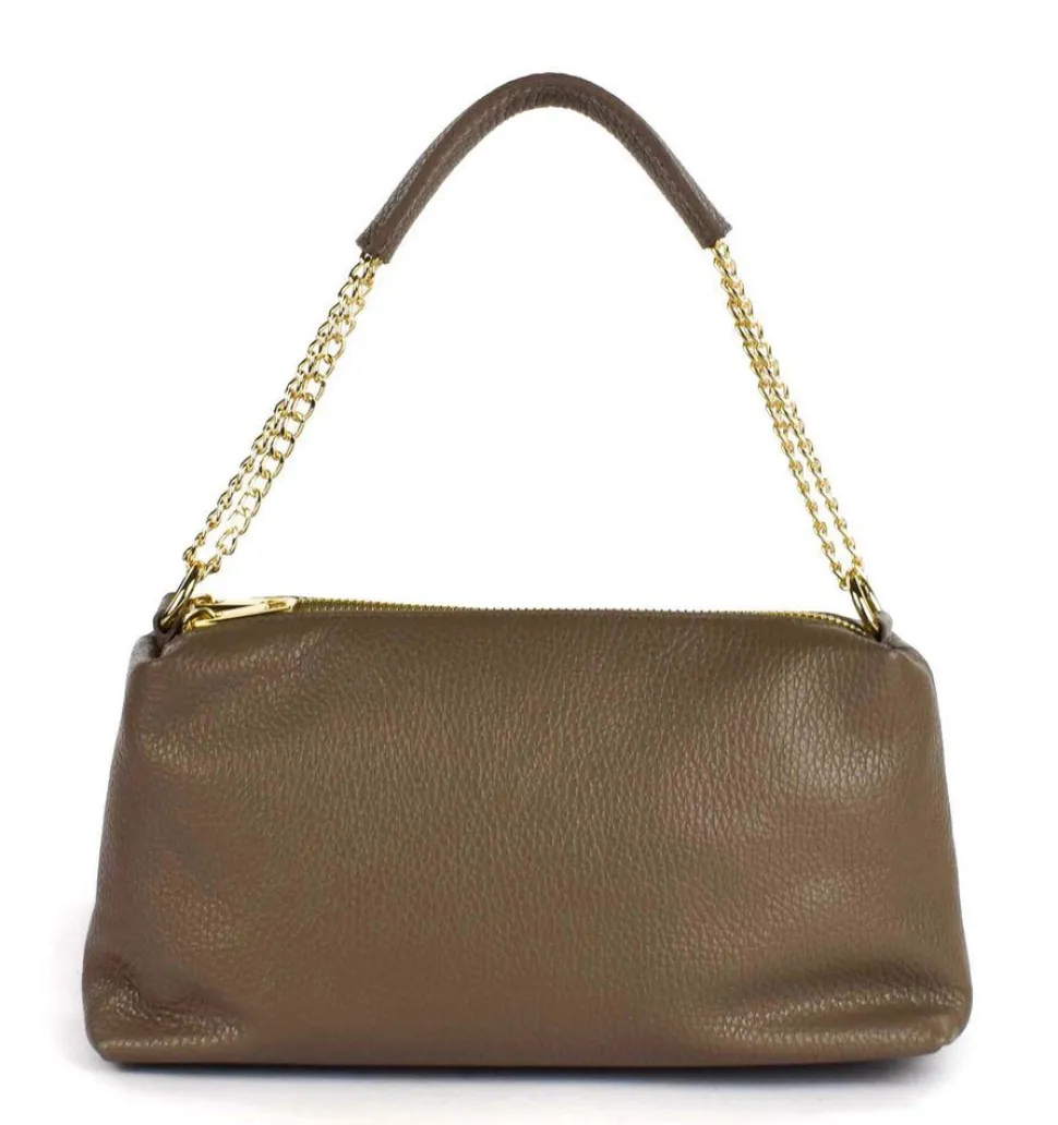 Best Sale Pronto Moda Borsa a tracolla in pelle 20169 Taupe