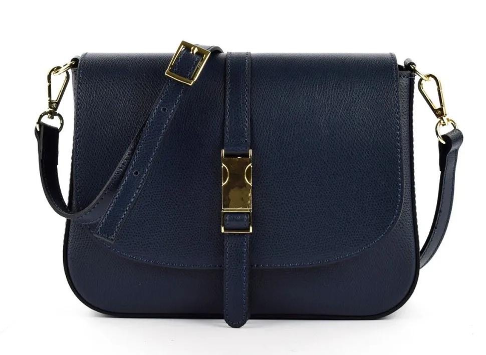 Store Pronto Moda Borsa a tracolla in pelle BP30 Blu