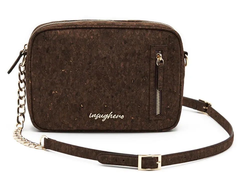 Online Insughero Borsa a tracolla piccola Cortina Marrone