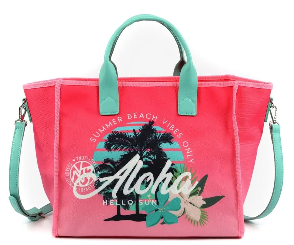 Cheap Ynot Borsa da mare media ? Aloha 001 Pinky