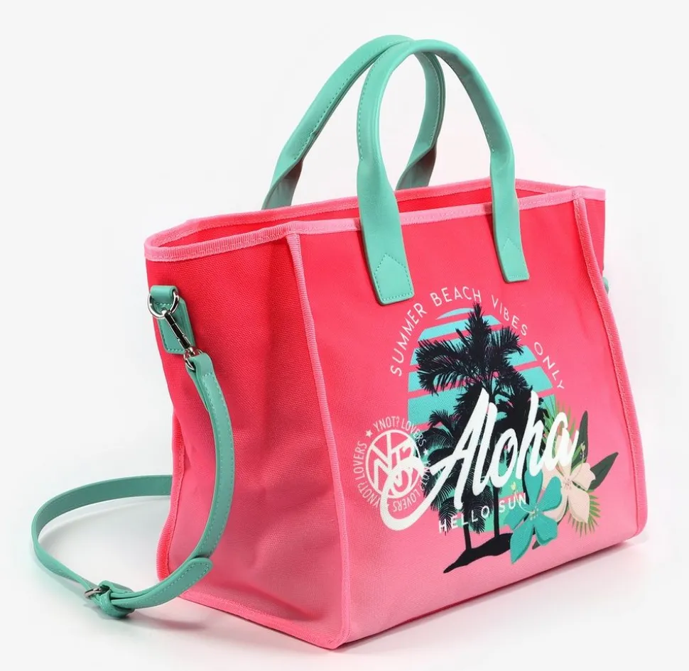 Cheap Ynot Borsa da mare media ? Aloha 001 Pinky