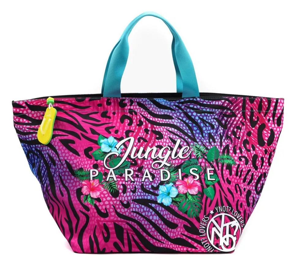 Cheap Ynot Borsa da mare ? Jungle Paradise 001 Aqua