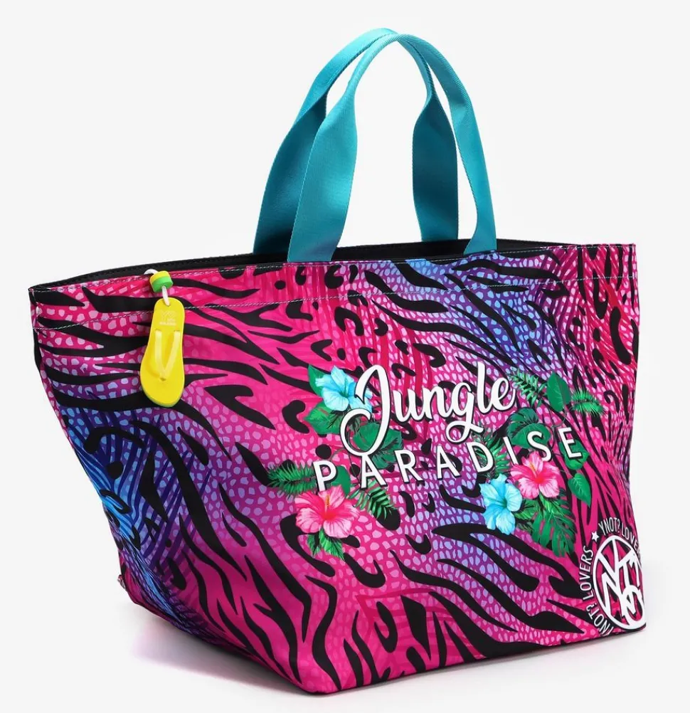 Cheap Ynot Borsa da mare ? Jungle Paradise 001 Aqua