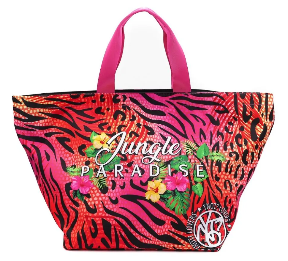 Outlet Ynot Borsa da mare ? Jungle Paradise 001 Fuxia