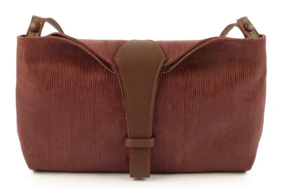Cheap Emporio Cattani Borsa donna Eva Righe Bordeaux RigheBordeaux