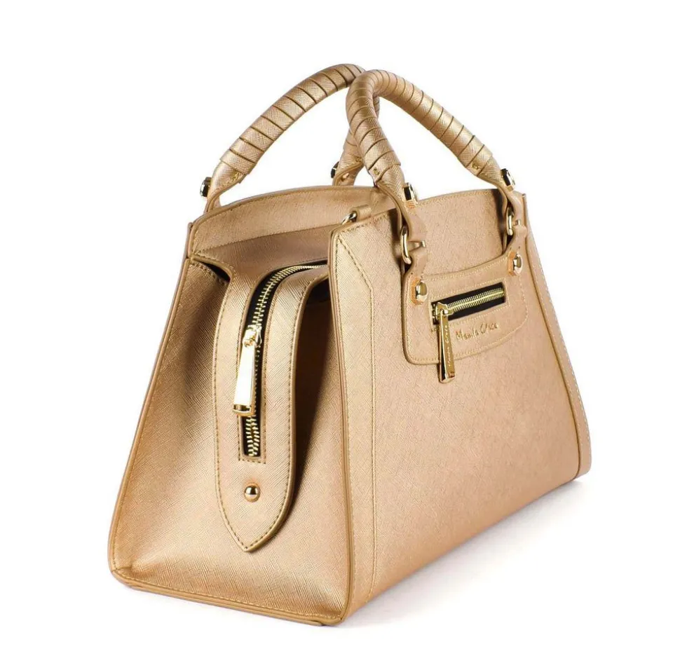 Clearance Manila Grace Borsa Cecile B249 Oro