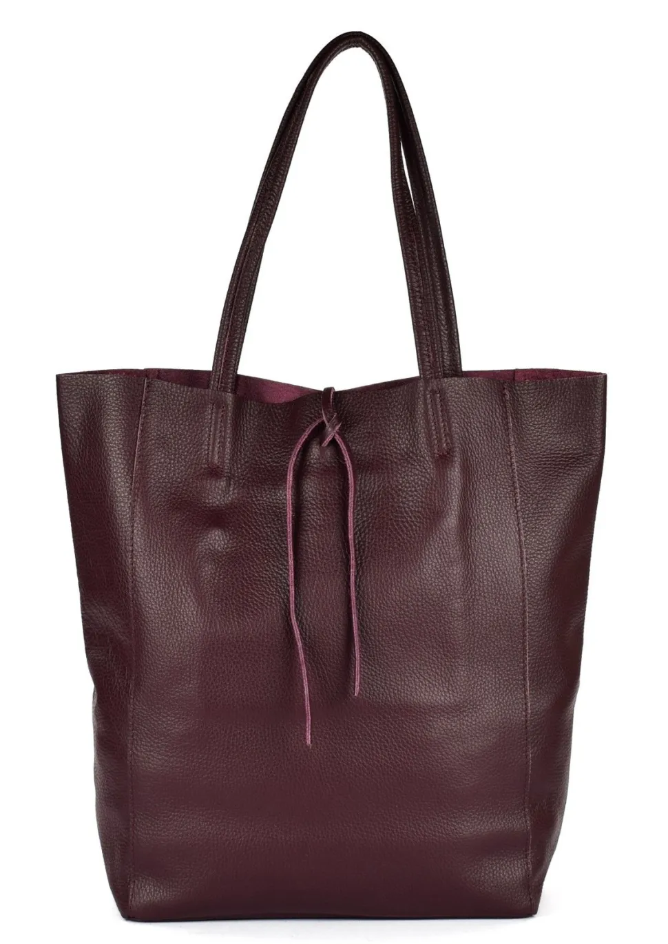 Best Pronto Moda Borsa shopper in pelle 20056 Bordeaux