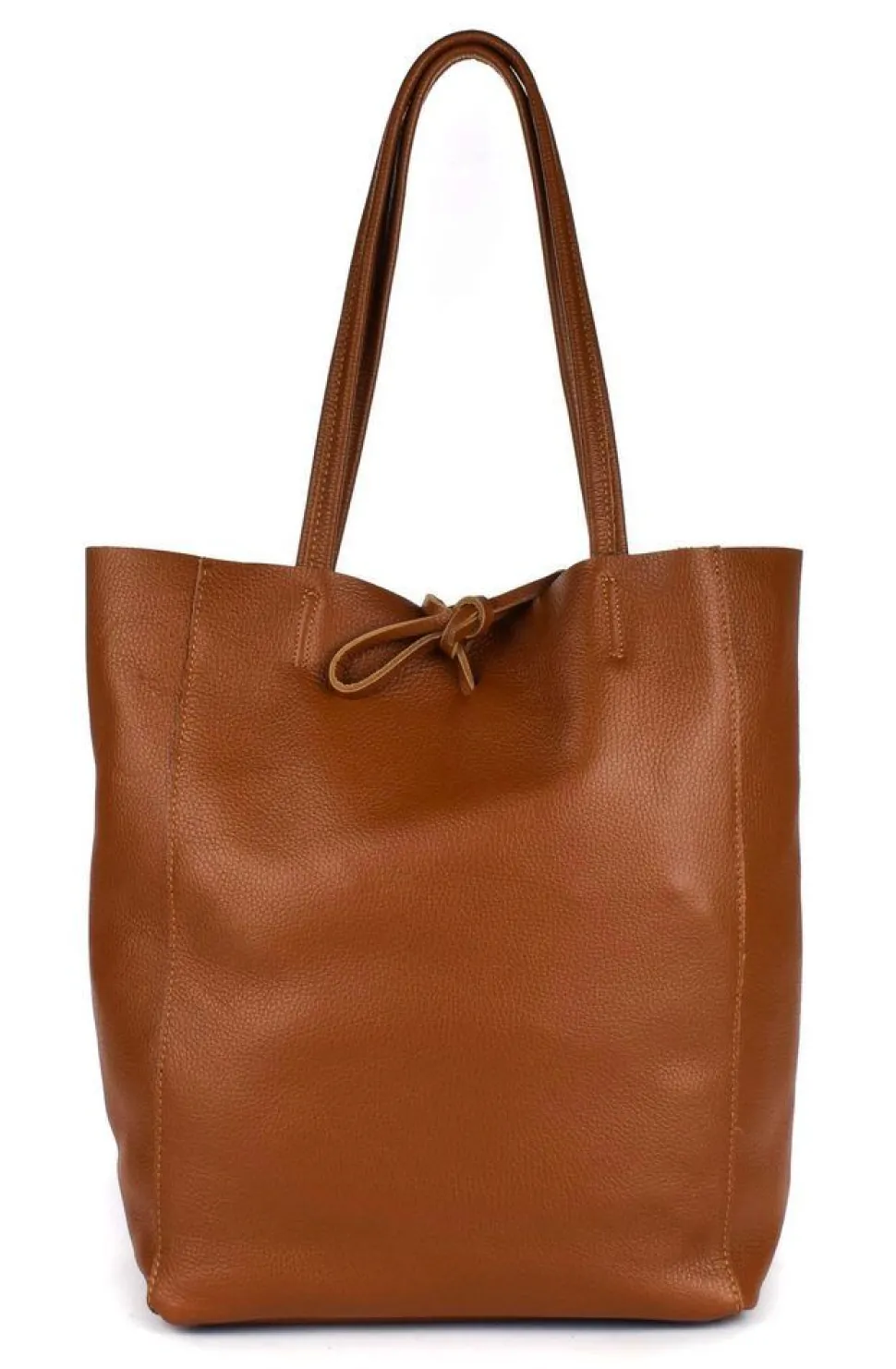 Best Sale Pronto Moda Borsa shopper in pelle 20056 Cuoio