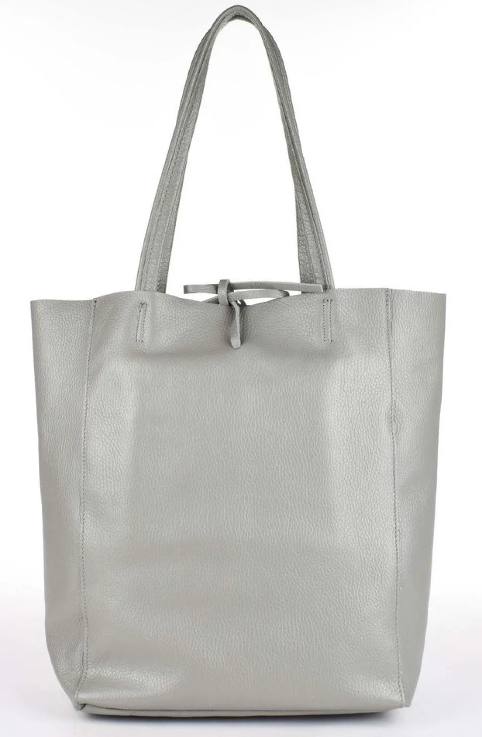 Cheap Pronto Moda Borsa shopper in pelle 20056 Grigio