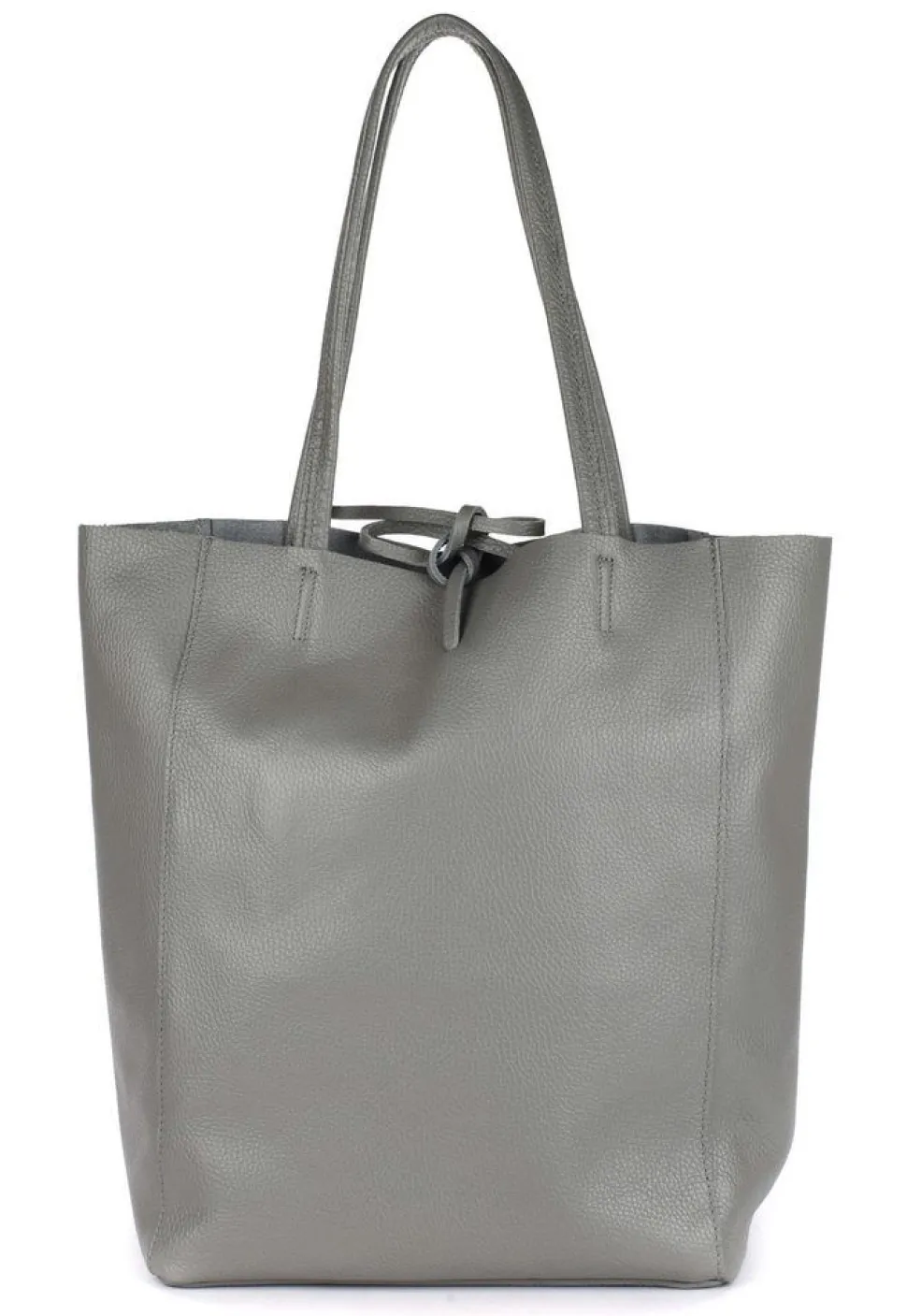 Cheap Pronto Moda Borsa shopper in pelle 20056 Grigio