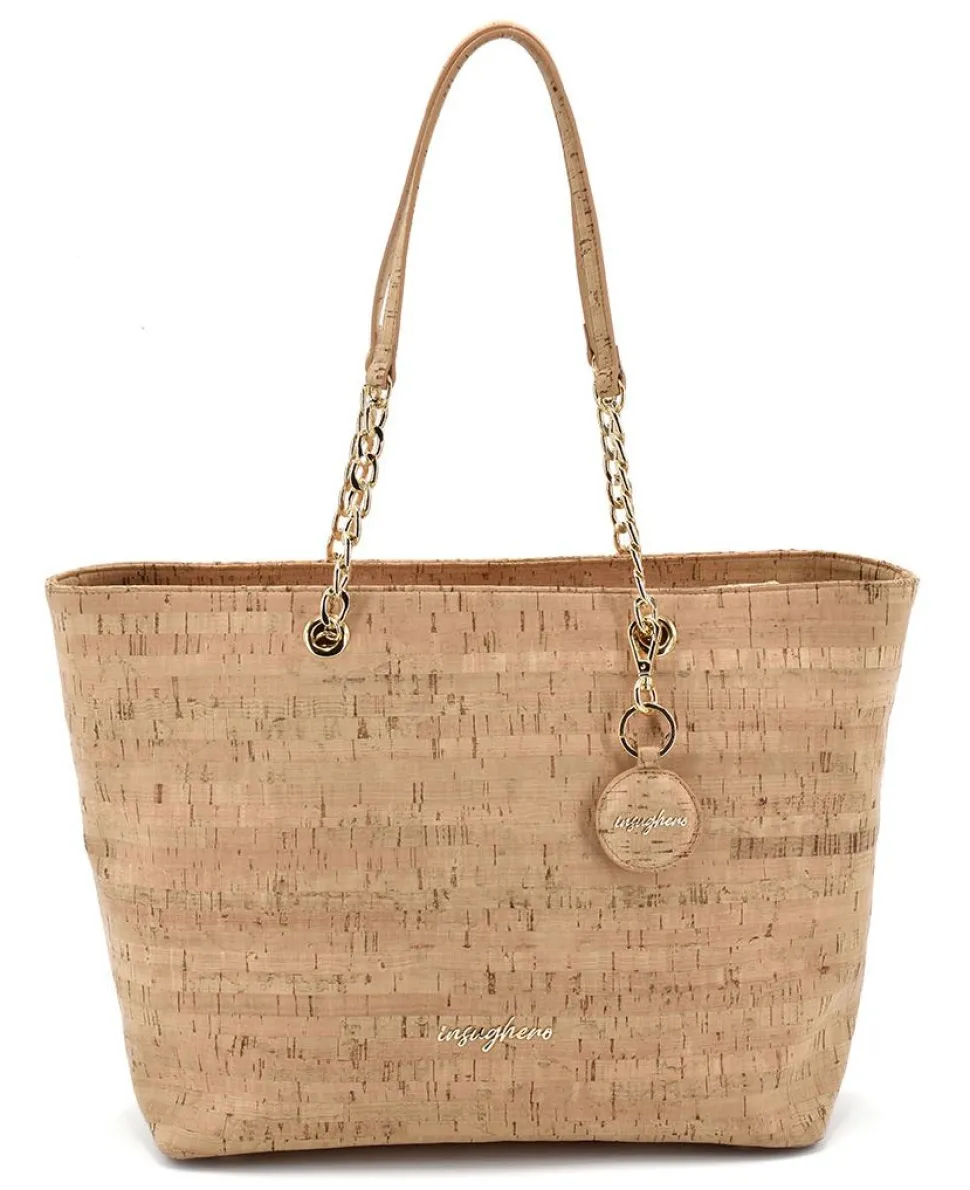 Best Sale Insughero Borsa shopping Venezia Natural Naturale