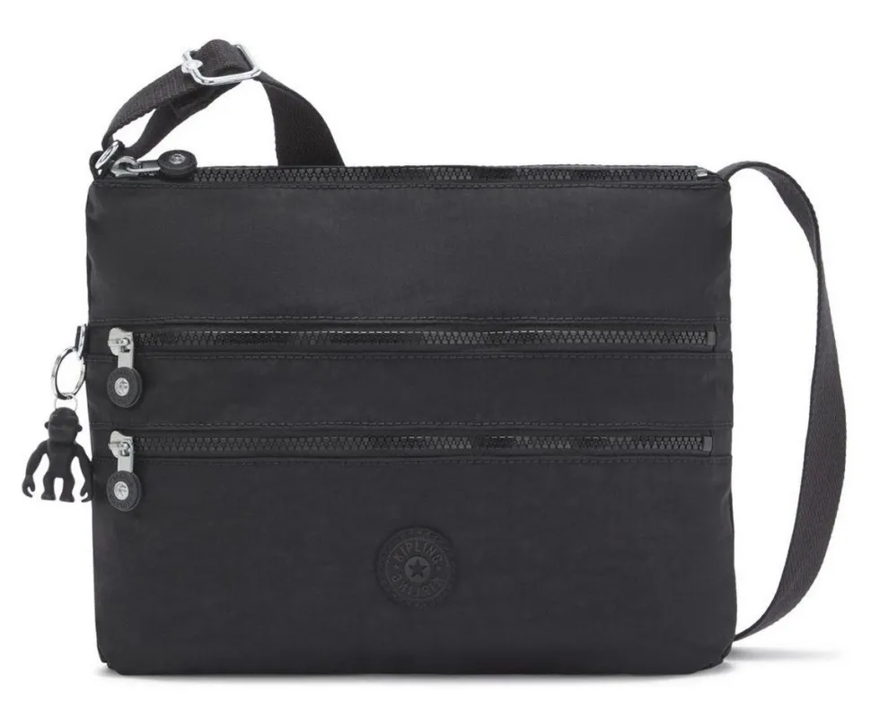 Sale Kipling Borsa tracolla Alvar Black Noir BlackNoir