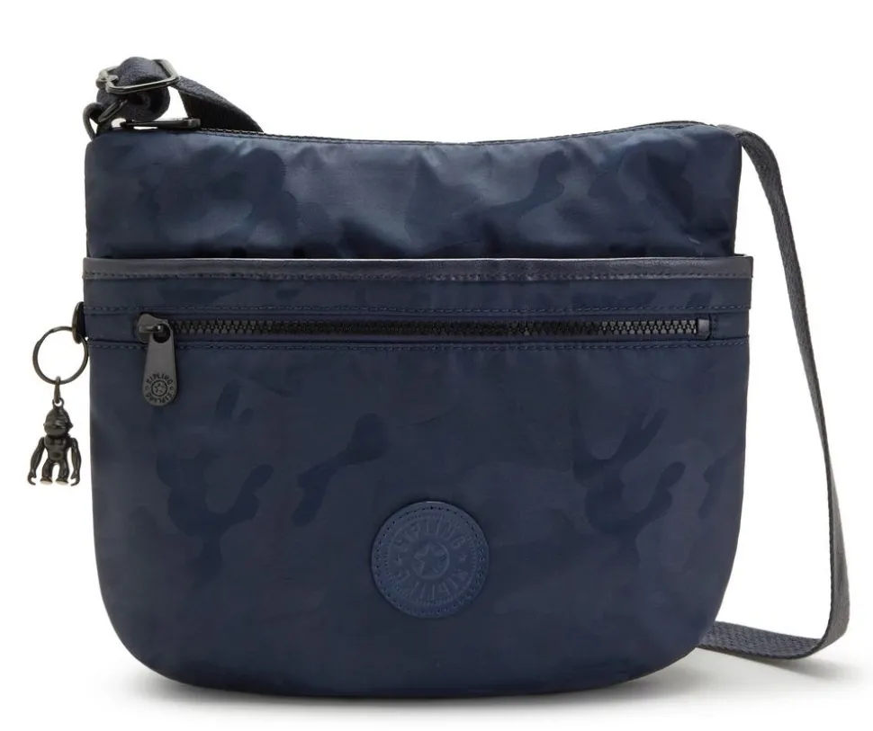 Best Sale Kipling Borsa tracolla Arto Satin Camo Blue SatinCamoBlue