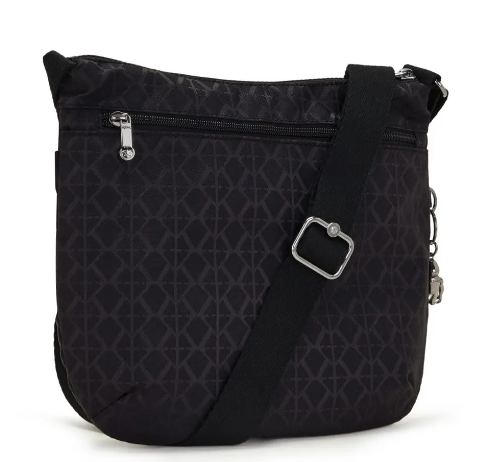 Cheap Kipling Borsa tracolla Arto Signature Blk Q SignatureBlkQ